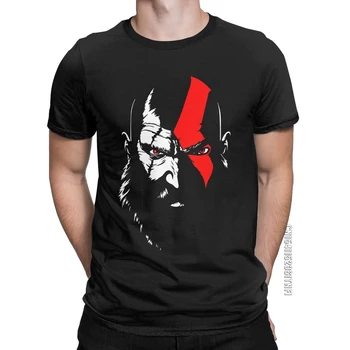 047 Kratos Sparta T Shirt Za Moške Bombaž Priložnostne Majice O Vratu Bog Vojne Tee Majica Classic Kratek Rokav Vrhovi Classic