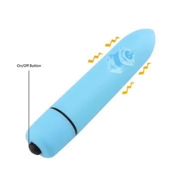 10 Hitrosti Bullet Vibrator, Dildo Vibratorji AV Palico G-spot Klitoris Stimulator Mini Sex Igrače za Ženske Maturbator Izdelke, povezane s spolnostjo