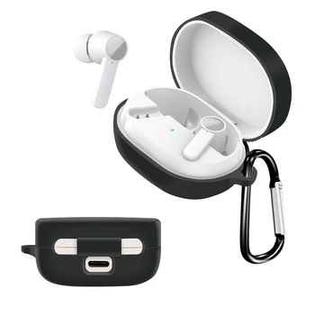 1PC Primerna Za šote SoundPEATS/Šote Q Brezžične Bluetooth Slušalke Zaščitni Rokav Mehki Silikonski Dustproof Dropproof S Kavljem