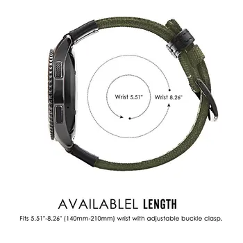 20 22 mm Pleteni Watch Trak za Samsung Galaxy Watch 4/4 Klasična Športna Zapestnica za Gledanje 3 41mm 45mm Galaxy Watch Active2