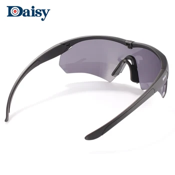 2021 NOVO Daisy blagovne Znamke UV400 Očala Vojaške Očala Jahanje Očala s 3 Leče Original Škatli Moške Prostem Streljanje Očala