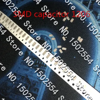 30PCS/VELIKO SMD keramični kondenzator 1206 10PF 1KV 1000V NPO 5% visoka napetost kondenzatorja nepolarno kondenzator