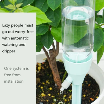 3Pcs Samodejno Kapljično Rastlin Waterer Self Zalivanje Konice Naprave Trajne Vrtnarsko Orodje Set Nastavljiv Namakalni Sistem za Dom