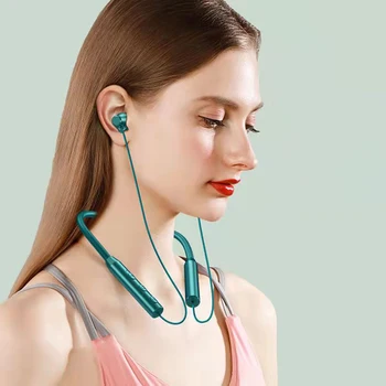 Caridite T30 Magnetni Visi Vratu In-Ear Slušalke Bluetooth Prenosni In Je Primerna Za Fitnes Vaje In Video Klici