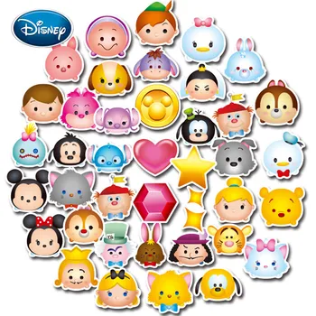 Disney 40pcs risanka avatar nalepka otrok srčkan nagrado nalepke mini mobilni telefon, računalnik vode pokal nepremočljiva nalepko, nastavite