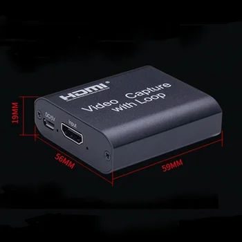Grwibeou HDMI, Zajem Video Kartica, HDMI, USB 2.0 Video Zajem Odbor 1080P 4K Igra Snemanje Live Streaming Oddaja TV Lokalne Zanke