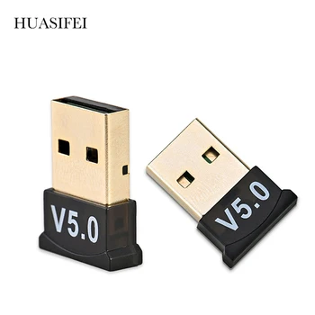 HUASIFEI USB Bluetooth 5.0 Adapter Oddajnik Bluetooth Sprejemnik Zvoka Bluetooth Dongle Brezžični USB Adapter za Računalnik