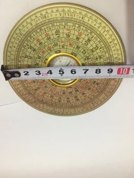 Kitajski FENG SHUI Zmaj Metal & Les MAGNETNI Kompas v RDEČI Plastični Primeru NOVE kovinske obrti Družino dekoracijo obrti g