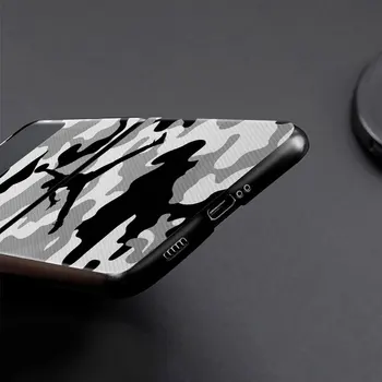 Krat Ohišje za Samsung Ž Flip 3 Lupini za Galaxy Ž Flip3 Težko Capa Za ZFlip 3 Silikonski Pokrovček Telefona Prikrivanje Camo Vojaške Vojske