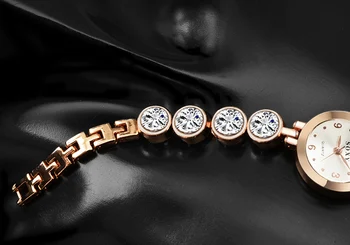 Nova Zasnova SOXY Luksuzne blagovne Znamke Obleko Ure Ženske Kristalov Zapestnica Watch Quartz Gospe Ure Lady Uro Mujer Priljubljena Relojes