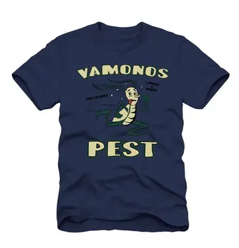 Odraslih Mornarice Dejanje Tv Show Breaking Bad Vamonos zatiranje Škodljivcev Bug T-Shirt 2019, za Moške Mode Barvo O-Vratu Priložnostne Film Tee Majica