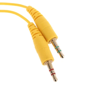 Podaljšek slušalke podaljša kabel za steelseries siberia v2 gaming slušalke, dolžina 2m s 3,5 mm izhod za slušalke splitter