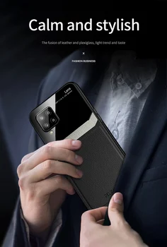 Podjetje Ultra-tanek Dermatoglyph Primeru Telefon Za Samsung Galaxy A02S A31 A21S A81 A91 A32 A72 A52 A42 A12 A71 A51 4G 5G Pokrov