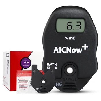 PTS Diagnostika HbA1c Zdaj+ Sistem Professional Diabetično Home Test Kit Glukoze v Krvi Monitor 10 Testnih Lističev