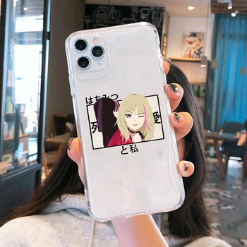 Srčkan Ohto Ai Čudno Jajce Prednost Telefon Primeru Mehko Pregleden za IPhone 12 11 XR Pro XS 8 X 7 6 Plus Max Mini Lep Anime Pokrov