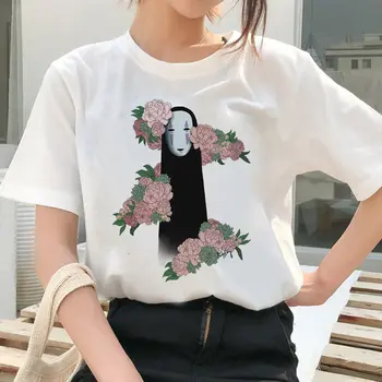 Totoro Duha Proč Majica Femme Japonski Anime Tshirt Ženske T-shirt Hayao Miyazaki Oblačila Vratu O Ženski zgornji deli oblačil