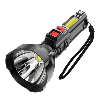 USB Polnilne Prenosna LED Svetilka COB Močan Vodotesno Svetilko Iskalnim za na Prostem Pohodništvo, Kampiranje Pribor