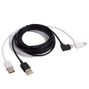 USB Tip C, 100 cm 1m 2m 3m Kratek Kabel za 90 Stopinj v Desno pod Kotom USB Tip-C 3.1 Priključek Žice USB C Kabel Za MacBook / Xiaomi 4C