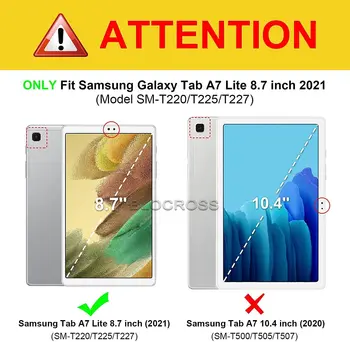 Za Samsung Galaxy Tab A 8.0 2019 Tablični Primeru SM-T290 SM-T295 SM-T297 Smart Magnetno Stojalo Pokrovček za Galaxy Tab A7 lite s Peresom