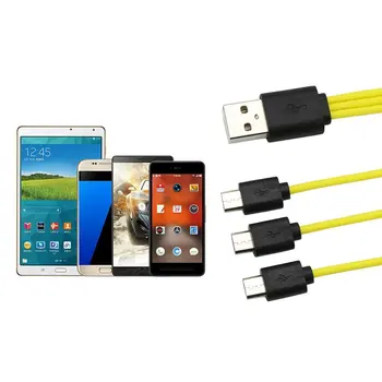 ZNTER Mikro USB Kabel za Polnjenje za USB Polnilne Baterije Univerzalni Eno Povlecite 1/2/3/4