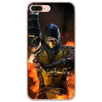 Scorpion v Mortal Kombat X Maska Za Samsung Galaxy Note 10 20 A3 A5 A6 A7 A8 A9 J6 J7 J4 Plus 2016 2017 2018 Telefon Kritje